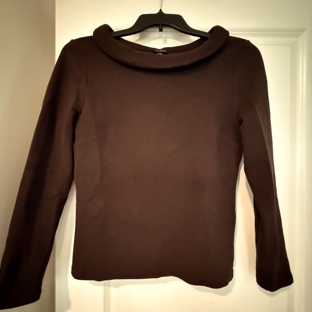Talbots beautifully designed brown Women'sTop